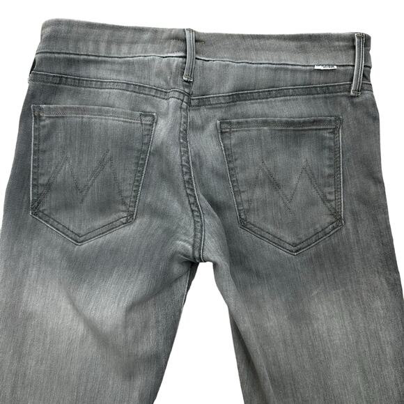 MOTHERl The Looker jeans Size 28  Dark Moon Magic Grey Light Wash Skinny - Picture 5 of 16